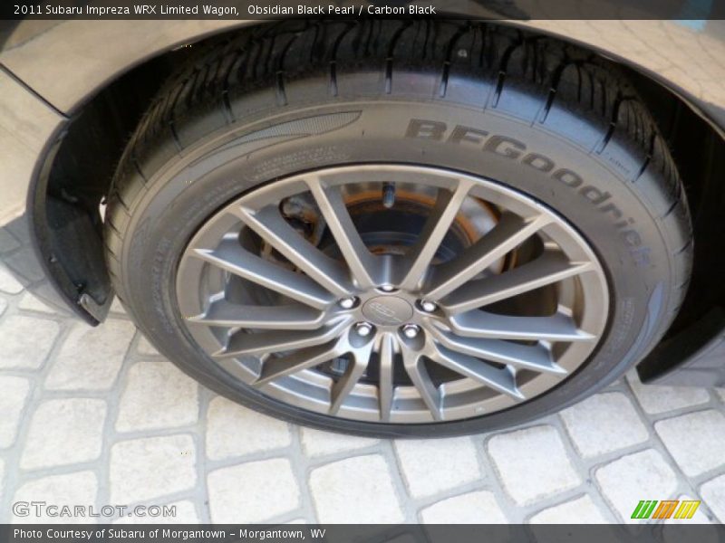 Obsidian Black Pearl / Carbon Black 2011 Subaru Impreza WRX Limited Wagon