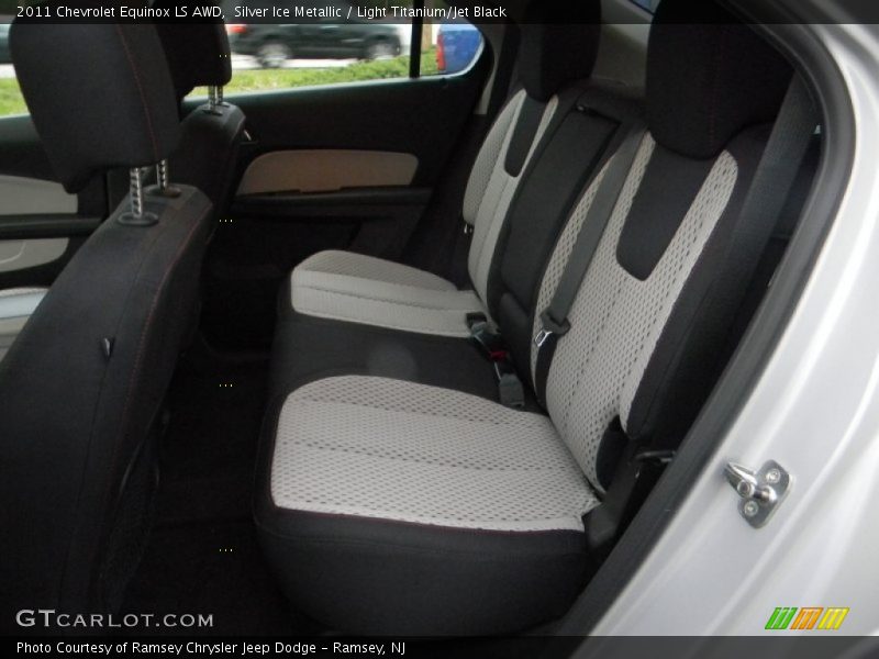 Silver Ice Metallic / Light Titanium/Jet Black 2011 Chevrolet Equinox LS AWD
