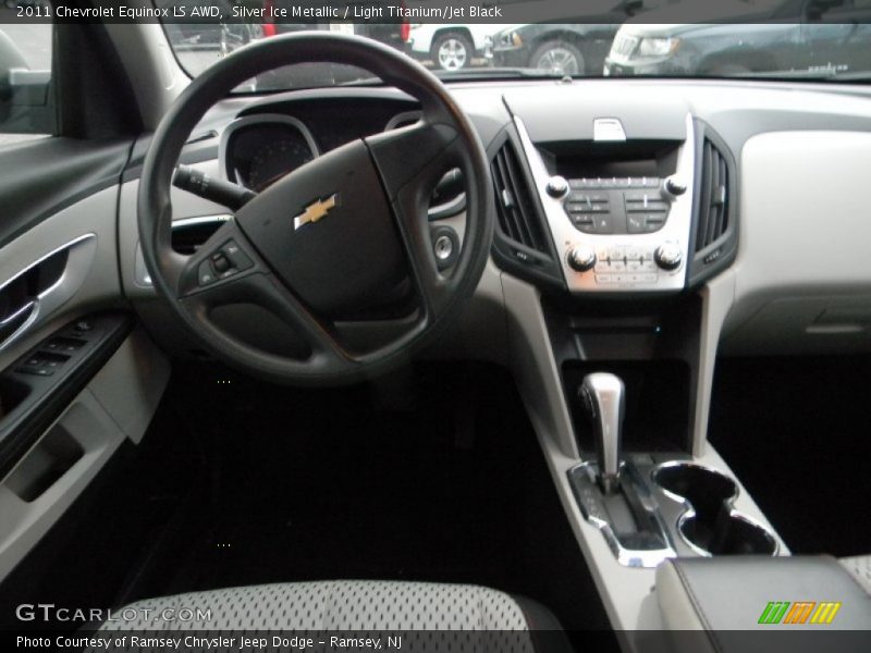 Silver Ice Metallic / Light Titanium/Jet Black 2011 Chevrolet Equinox LS AWD