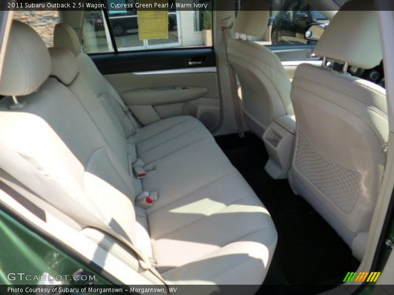 Cypress Green Pearl / Warm Ivory 2011 Subaru Outback 2.5i Wagon