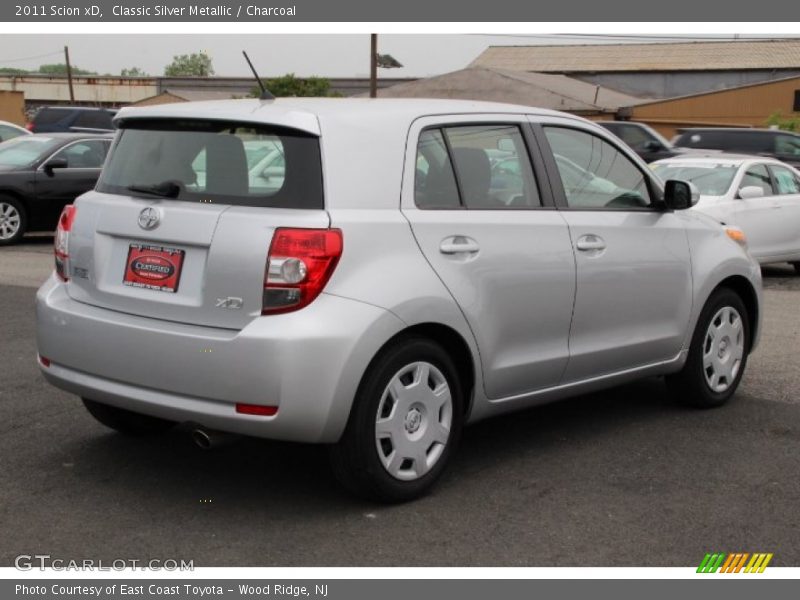 Classic Silver Metallic / Charcoal 2011 Scion xD