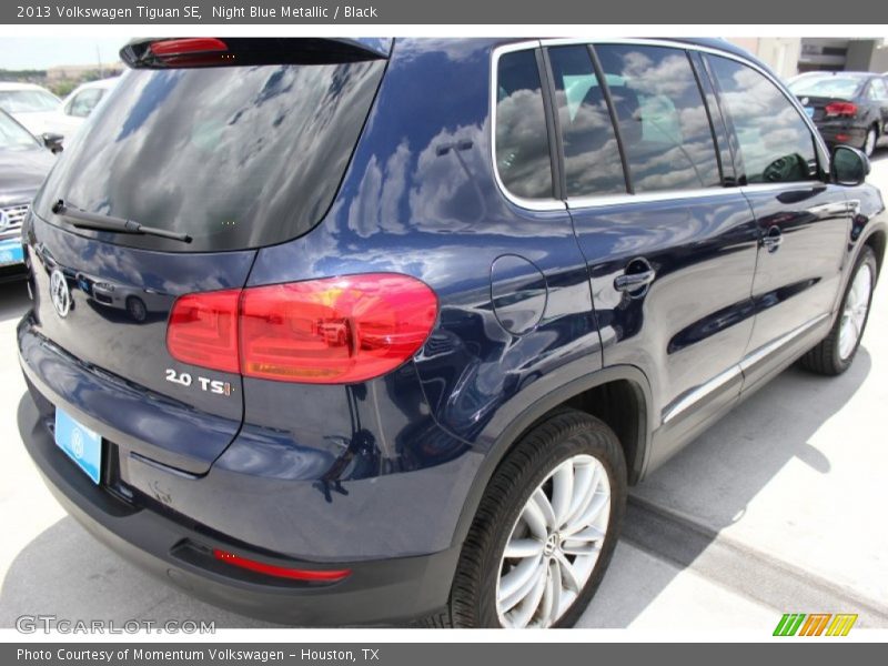 Night Blue Metallic / Black 2013 Volkswagen Tiguan SE