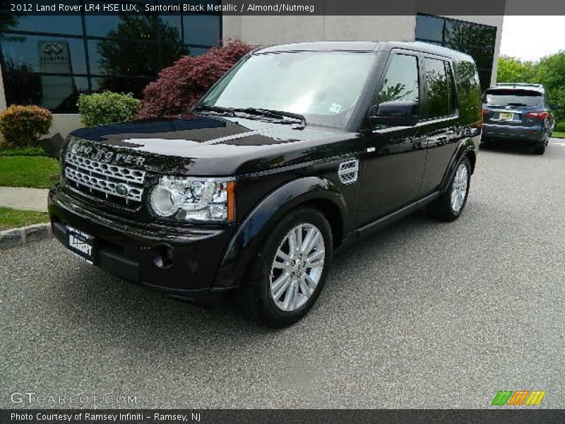 Santorini Black Metallic / Almond/Nutmeg 2012 Land Rover LR4 HSE LUX