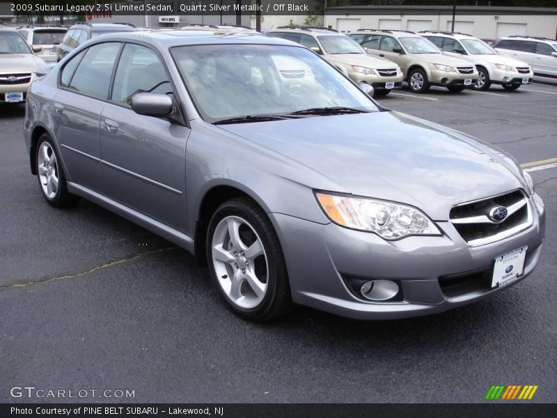 Quartz Silver Metallic / Off Black 2009 Subaru Legacy 2.5i Limited Sedan