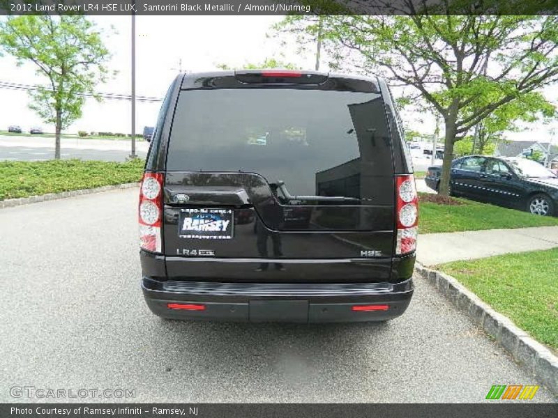 Santorini Black Metallic / Almond/Nutmeg 2012 Land Rover LR4 HSE LUX