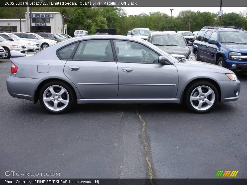 Quartz Silver Metallic / Off Black 2009 Subaru Legacy 2.5i Limited Sedan