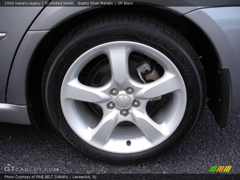 Quartz Silver Metallic / Off Black 2009 Subaru Legacy 2.5i Limited Sedan