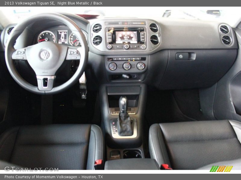 Night Blue Metallic / Black 2013 Volkswagen Tiguan SE