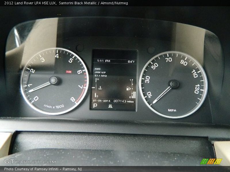 Santorini Black Metallic / Almond/Nutmeg 2012 Land Rover LR4 HSE LUX