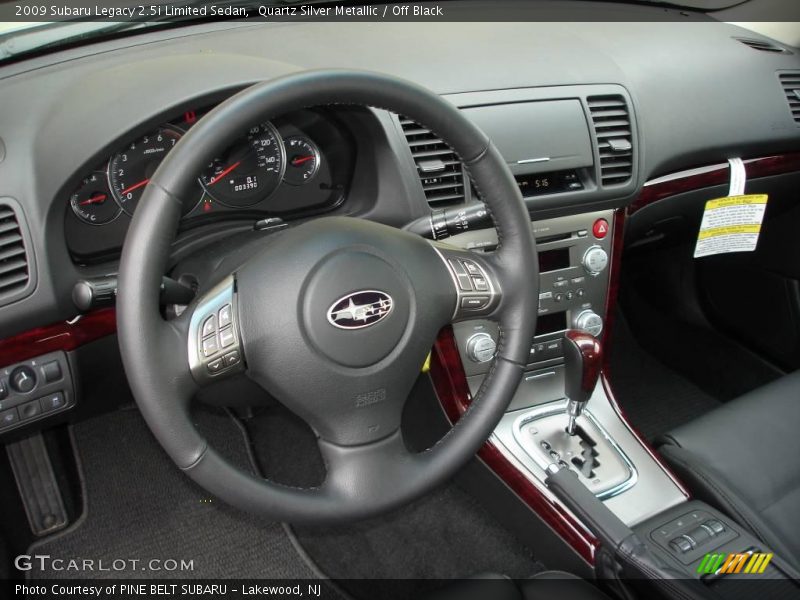 Quartz Silver Metallic / Off Black 2009 Subaru Legacy 2.5i Limited Sedan