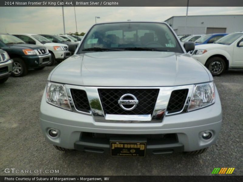 Brilliant Silver / Graphite 2014 Nissan Frontier SV King Cab 4x4