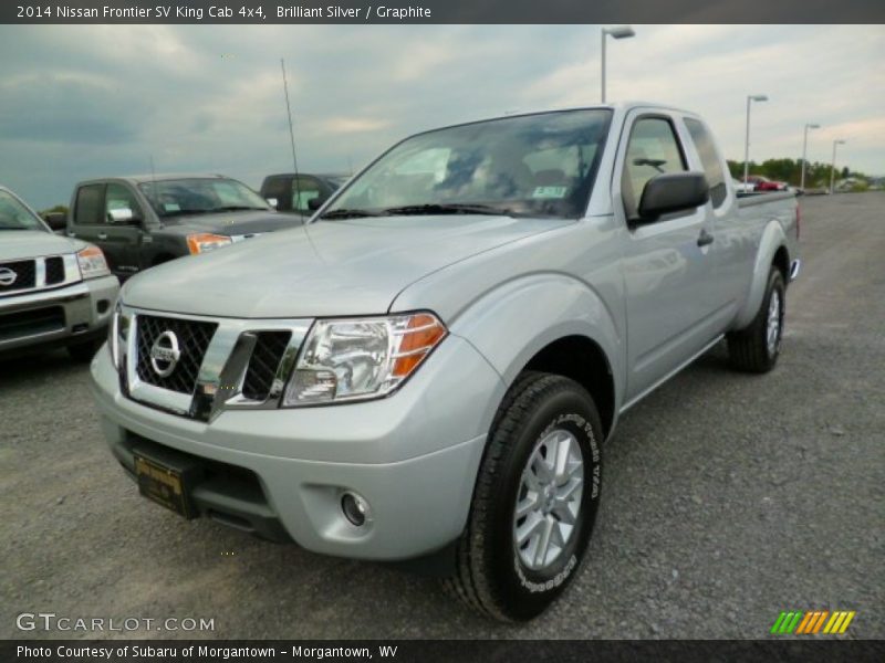 Brilliant Silver / Graphite 2014 Nissan Frontier SV King Cab 4x4