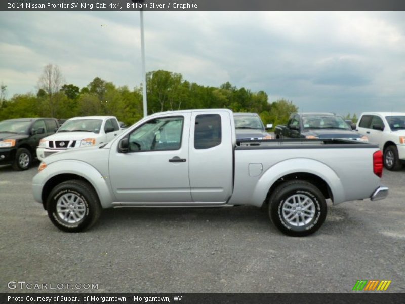 Brilliant Silver / Graphite 2014 Nissan Frontier SV King Cab 4x4