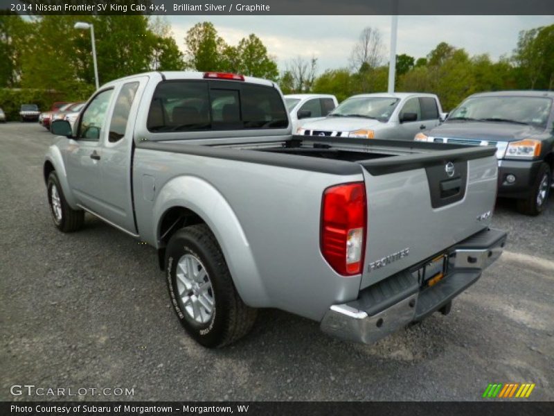 Brilliant Silver / Graphite 2014 Nissan Frontier SV King Cab 4x4