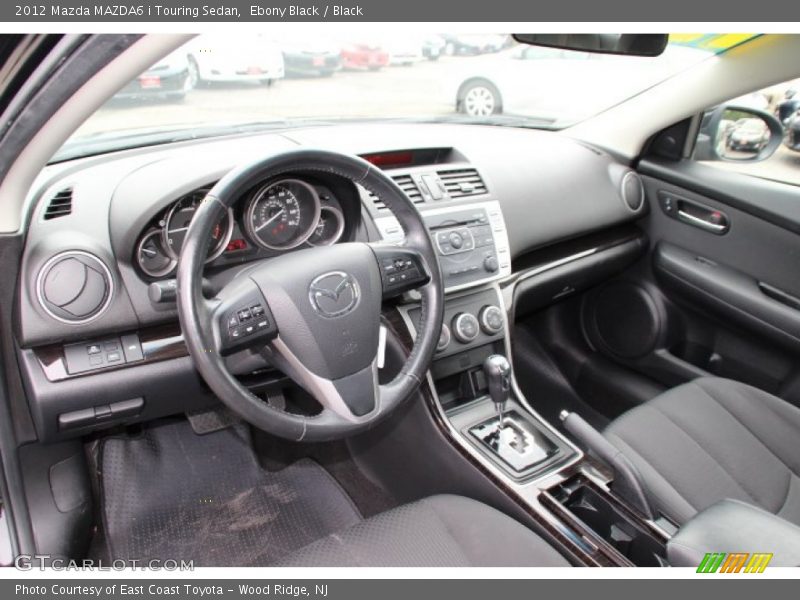 Ebony Black / Black 2012 Mazda MAZDA6 i Touring Sedan