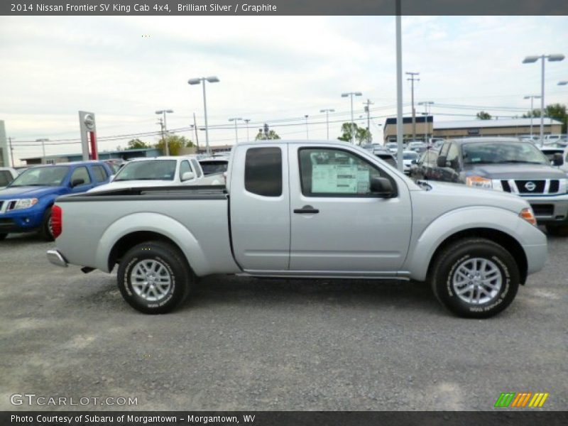 Brilliant Silver / Graphite 2014 Nissan Frontier SV King Cab 4x4