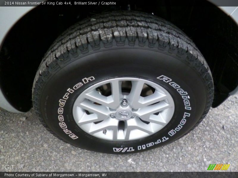 Brilliant Silver / Graphite 2014 Nissan Frontier SV King Cab 4x4