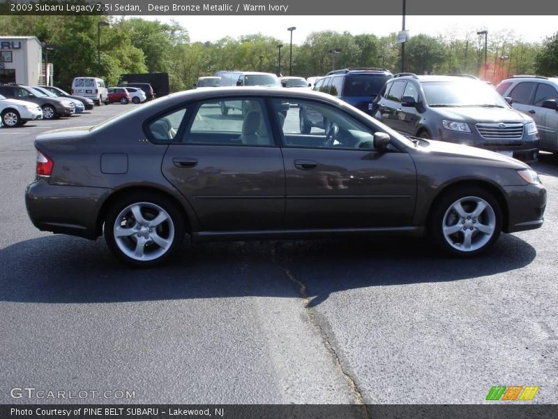 Deep Bronze Metallic / Warm Ivory 2009 Subaru Legacy 2.5i Sedan