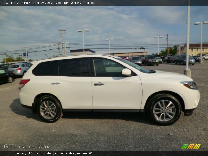 Moonlight White / Charcoal 2014 Nissan Pathfinder SV AWD