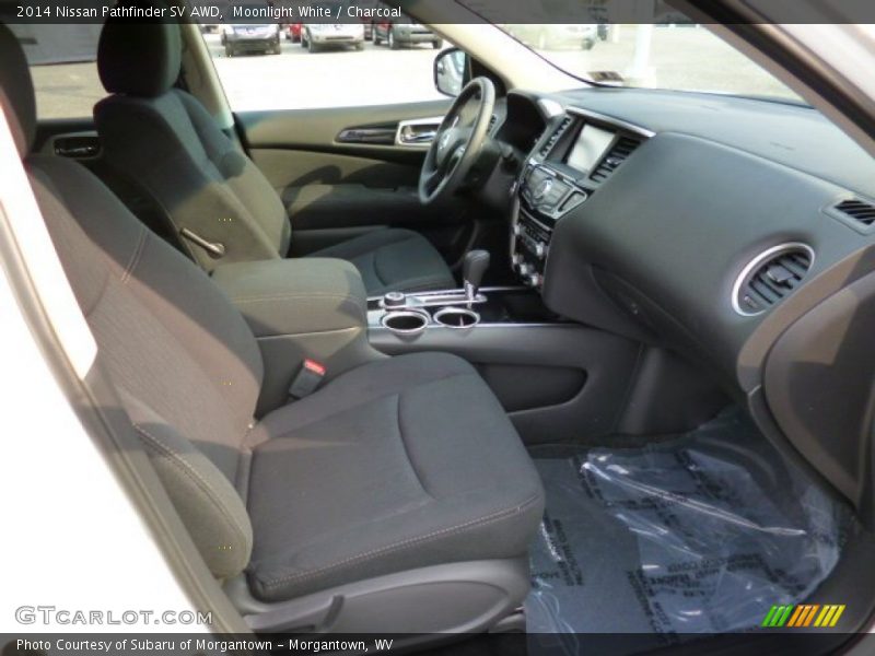 Moonlight White / Charcoal 2014 Nissan Pathfinder SV AWD