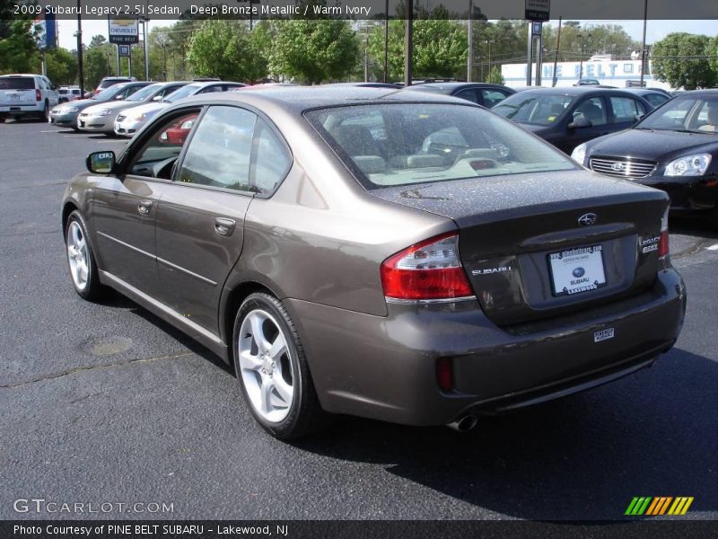 Deep Bronze Metallic / Warm Ivory 2009 Subaru Legacy 2.5i Sedan