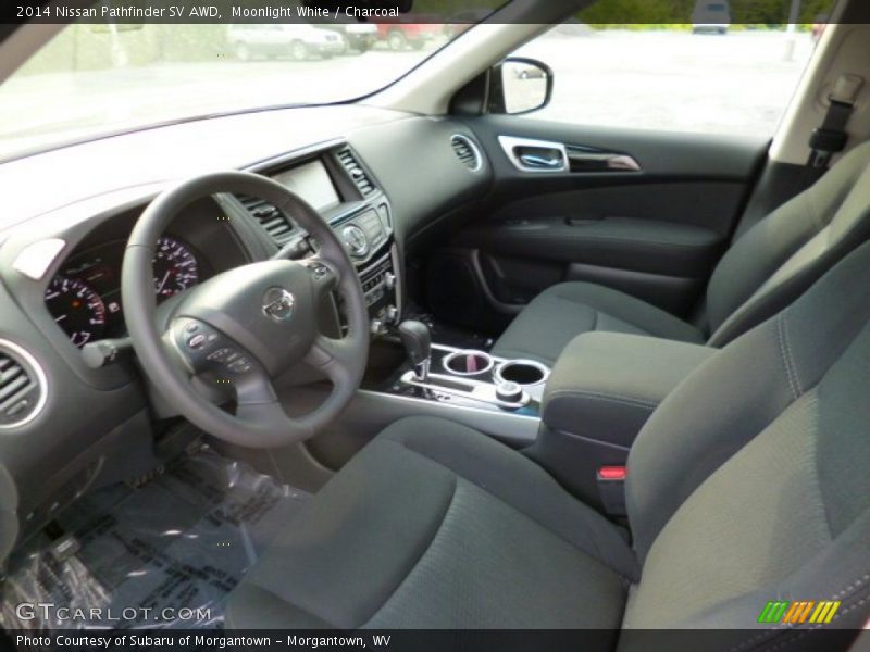 Moonlight White / Charcoal 2014 Nissan Pathfinder SV AWD