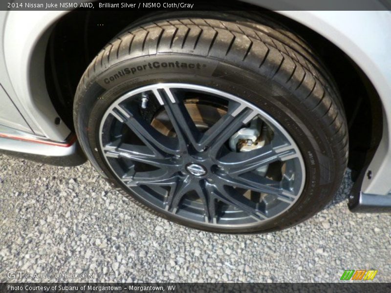 Brilliant Silver / NISMO Cloth/Gray 2014 Nissan Juke NISMO AWD