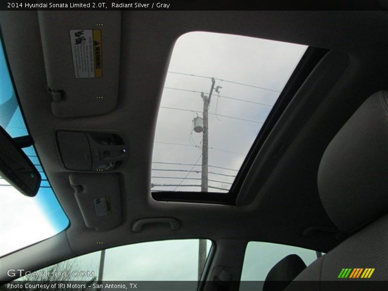 Radiant Silver / Gray 2014 Hyundai Sonata Limited 2.0T