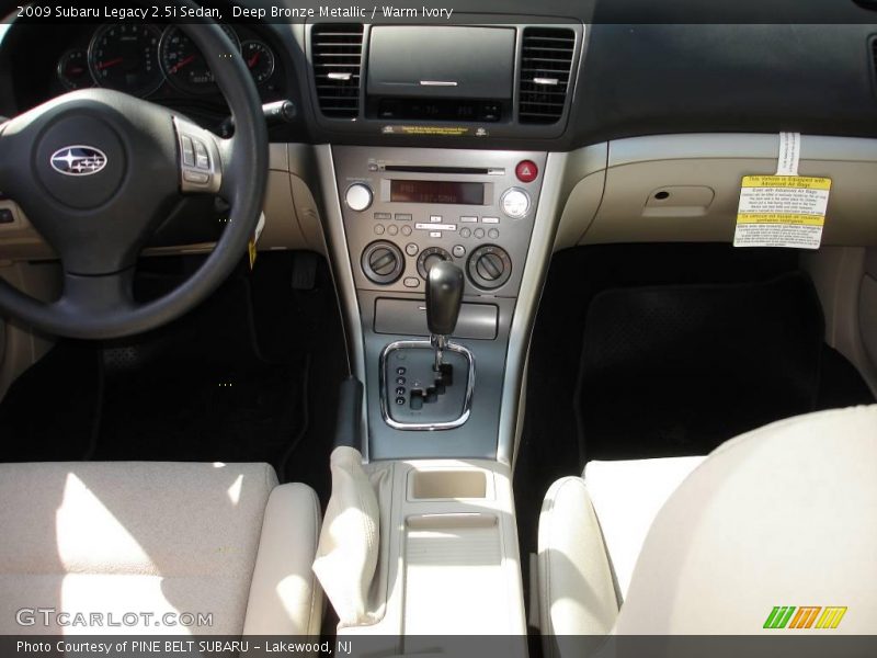 Deep Bronze Metallic / Warm Ivory 2009 Subaru Legacy 2.5i Sedan