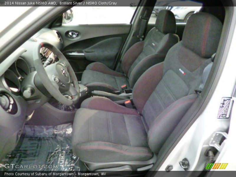Brilliant Silver / NISMO Cloth/Gray 2014 Nissan Juke NISMO AWD