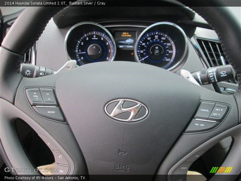 Radiant Silver / Gray 2014 Hyundai Sonata Limited 2.0T