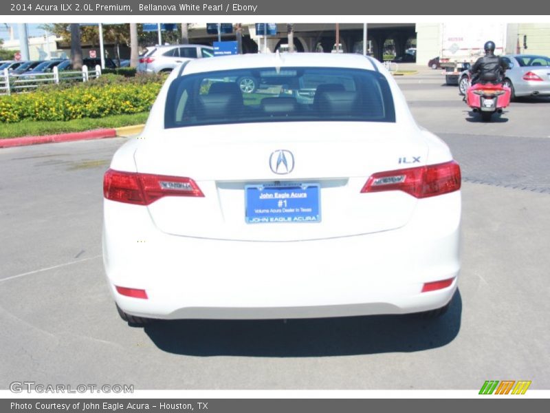 Bellanova White Pearl / Ebony 2014 Acura ILX 2.0L Premium