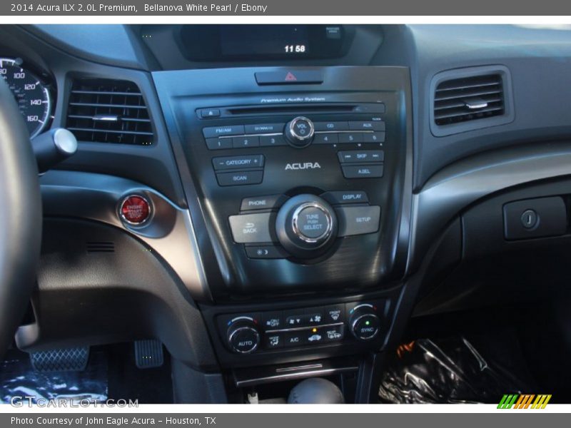 Bellanova White Pearl / Ebony 2014 Acura ILX 2.0L Premium