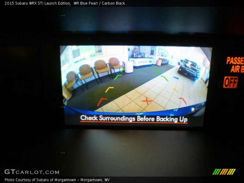 WR Blue Pearl / Carbon Black 2015 Subaru WRX STI Launch Edition