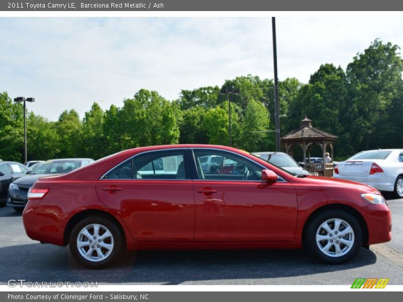 Barcelona Red Metallic / Ash 2011 Toyota Camry LE