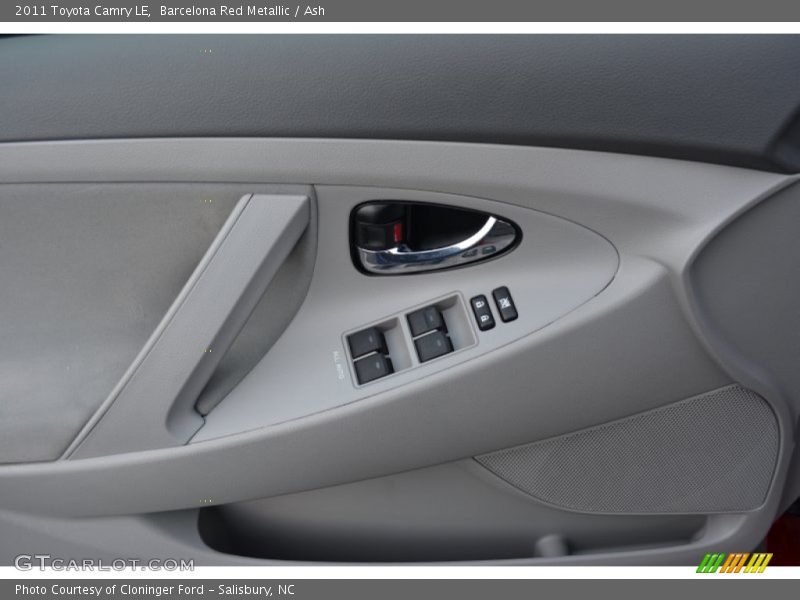 Barcelona Red Metallic / Ash 2011 Toyota Camry LE
