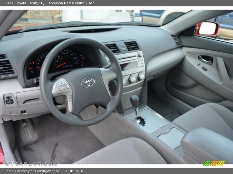 Barcelona Red Metallic / Ash 2011 Toyota Camry LE