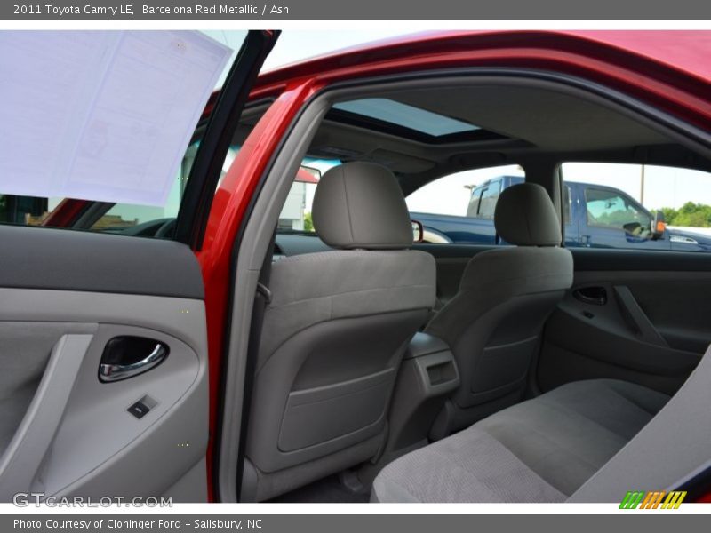 Barcelona Red Metallic / Ash 2011 Toyota Camry LE
