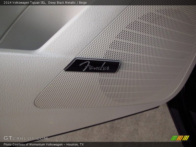 Deep Black Metallic / Beige 2014 Volkswagen Tiguan SEL