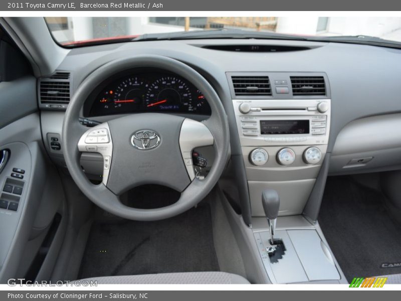 Barcelona Red Metallic / Ash 2011 Toyota Camry LE
