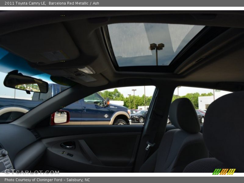 Barcelona Red Metallic / Ash 2011 Toyota Camry LE