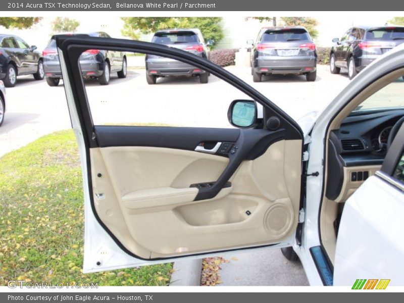 Bellanova White Pearl / Parchment 2014 Acura TSX Technology Sedan