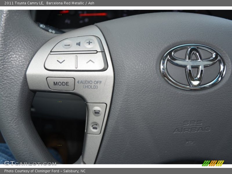 Barcelona Red Metallic / Ash 2011 Toyota Camry LE