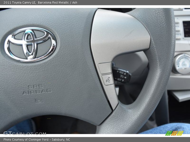 Barcelona Red Metallic / Ash 2011 Toyota Camry LE