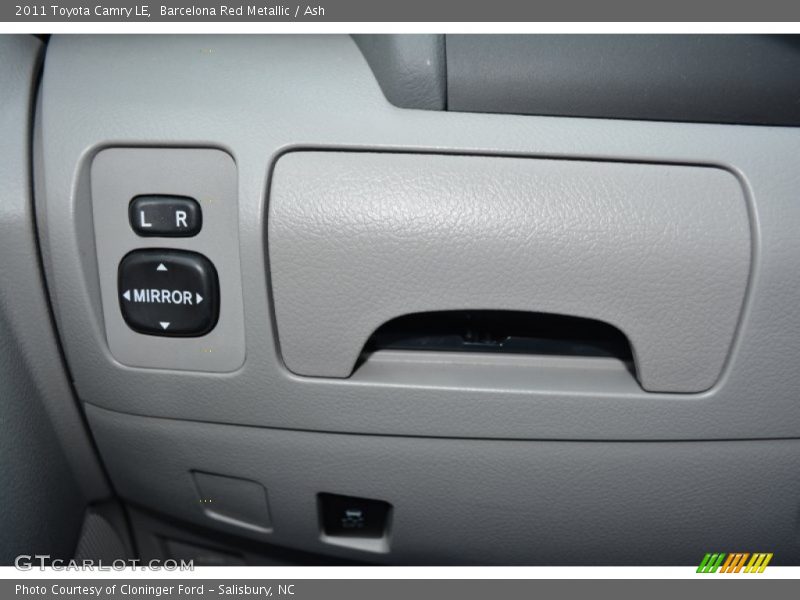 Barcelona Red Metallic / Ash 2011 Toyota Camry LE