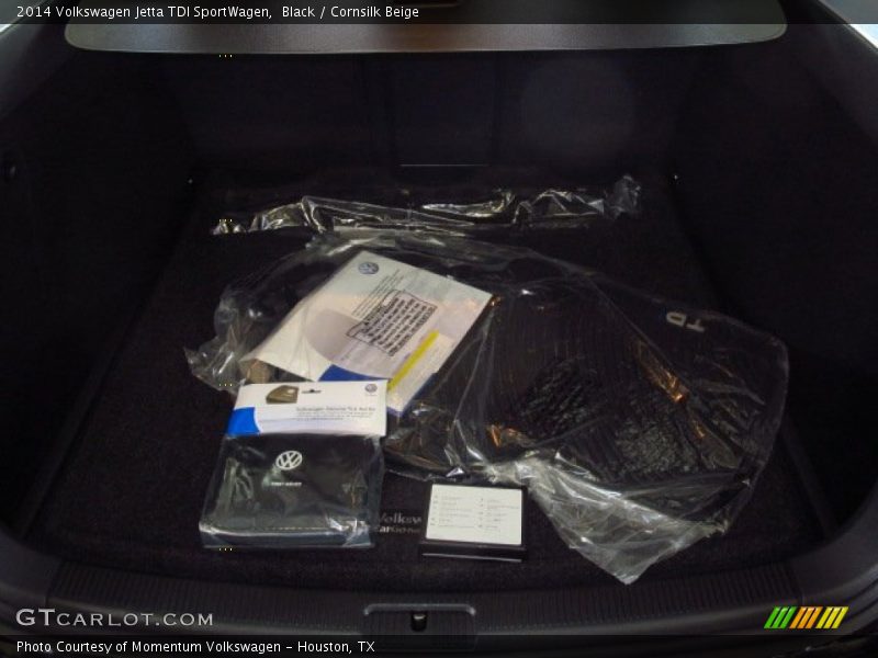 Black / Cornsilk Beige 2014 Volkswagen Jetta TDI SportWagen