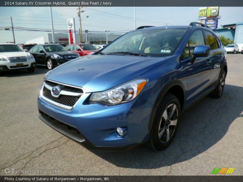Quartz Blue Pearl / Ivory 2014 Subaru XV Crosstrek Hybrid