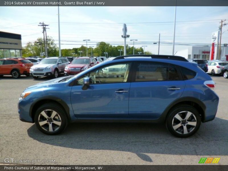 Quartz Blue Pearl / Ivory 2014 Subaru XV Crosstrek Hybrid