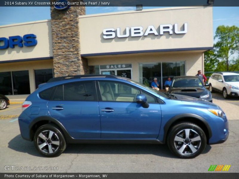 Quartz Blue Pearl / Ivory 2014 Subaru XV Crosstrek Hybrid