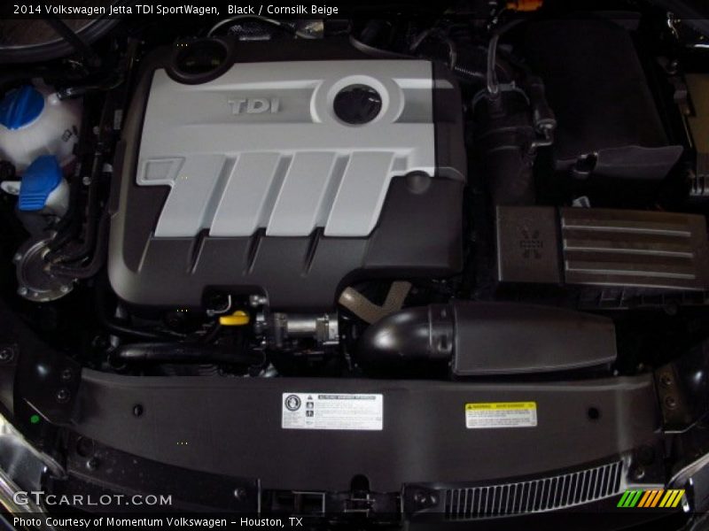 Black / Cornsilk Beige 2014 Volkswagen Jetta TDI SportWagen